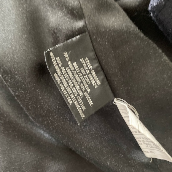 London Fog Double Breasted Women's Wool Pea Coat Navy Sz.14R - Picture 7 of 7